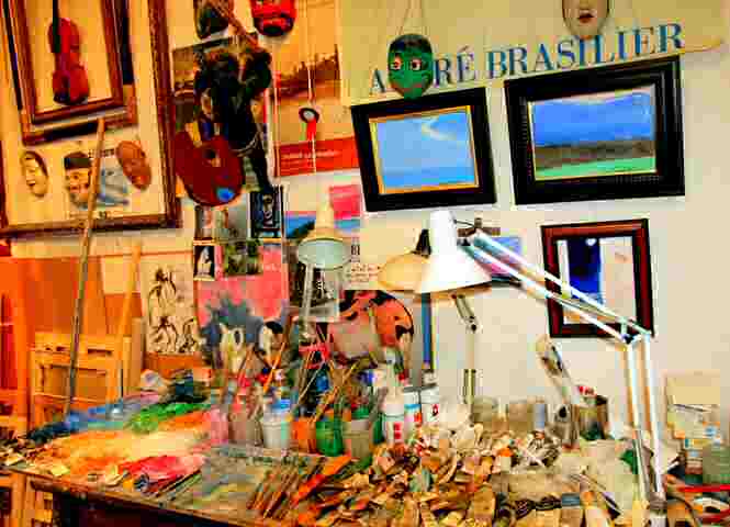 Brasilier, atelier de l'artiste